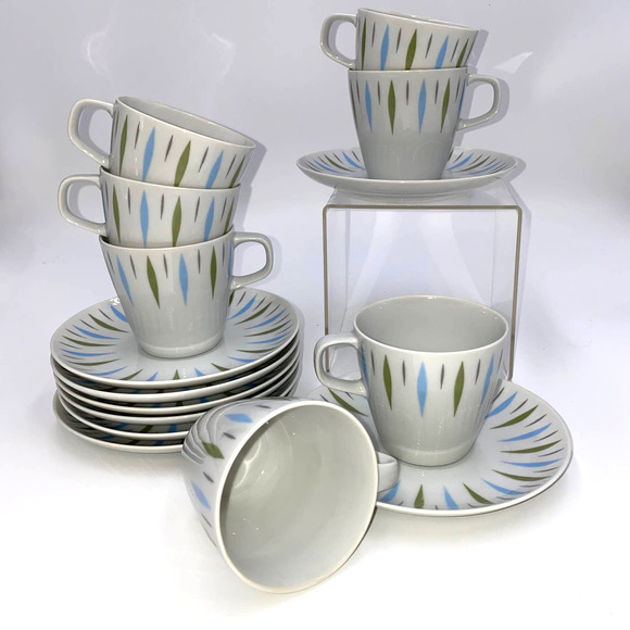 Custom for @cokergate Mid Century Modern Pattern Carousel by Mikasa - Picture 2 of 10